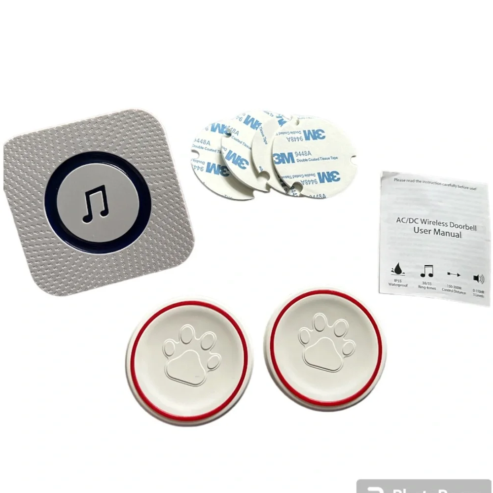 Dog Bell for Potty Training Wireless Doggie Door Bell for Training (NWOT)